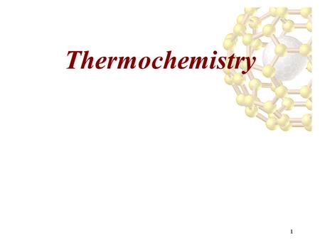 1 Thermochemistry. 2 Energy Thermochemistry is the study of energy changes and exchanges in chemical systems. Energy is basically the ability of a system.