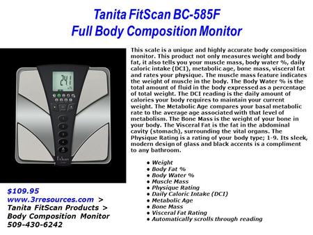 Full Body Composition Monitor
