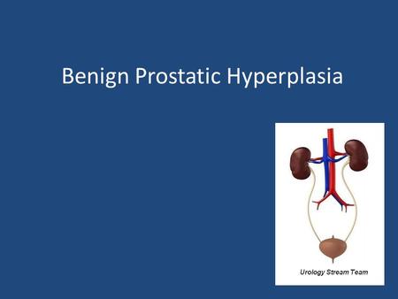 Benign Prostatic Hyperplasia. Objectives Upon Completion of this CME activity, the learner will be able to: – Understanding the current medical management.