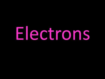 Electrons. Atomic theory Overview 1)The Humble Beginnings Democritus (460-370 BC) and Leucippus (~500 BC) The atom is an indestructible thing, it is the.