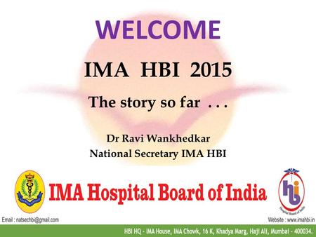 National Secretary IMA HBI