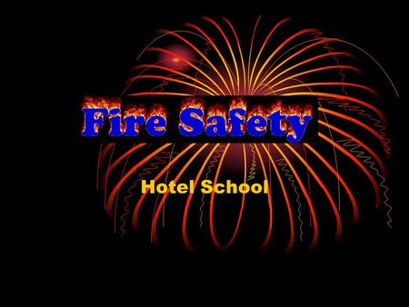 Hotel School. Legislation Management of Health and Safety at Work Regulations 1999Management of Health and Safety at Work Regulations 1999.