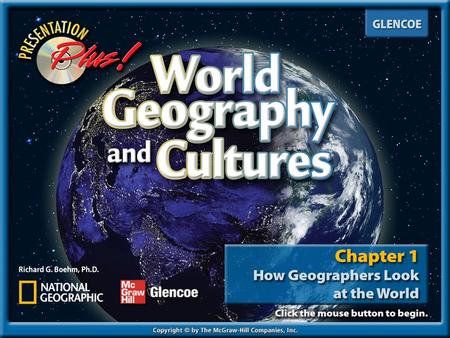 Chapter Menu Introduction Section 1: Geography Skills Handbook