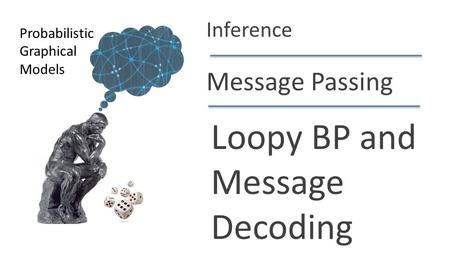 Daphne Koller Message Passing Loopy BP and Message Decoding Probabilistic Graphical Models Inference.