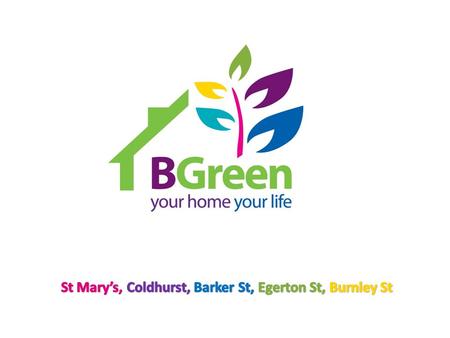 BGreen: Project Introduction A partnership between: First Choice Homes Oldham Oldham Council British Gas.