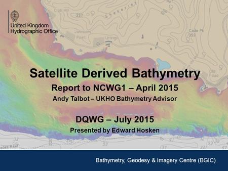Satellite Derived Bathymetry