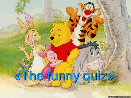 «The funny quiz». ANIMALS FOOD WEATHER, SEASONS HOUSE ACTIVITIES CLOTHES 1234 1 1 1 1 1 2 2 2 2 2 3 3 3 3 4 4 4 4 4 3.