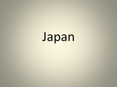 Japan.