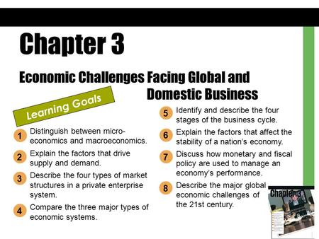 Chapter 3 Economic Challenges Facing Global and Domestic Business