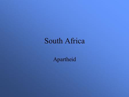 South Africa Apartheid. Ethnic Groups Africans – black South Africans. (Bantus and Zulus Whites –Afrikaners – Dutch descendents –English – descendents.