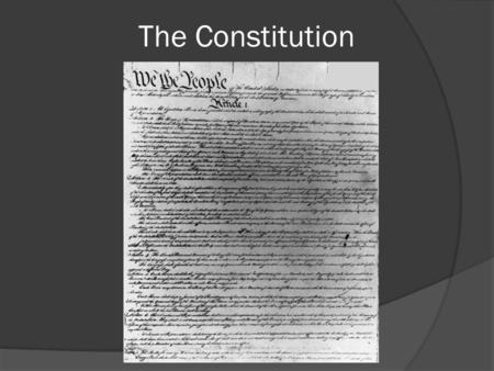 The Constitution. The Shrine of the Constitution.