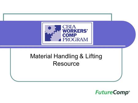 Material Handling & Lifting Resource