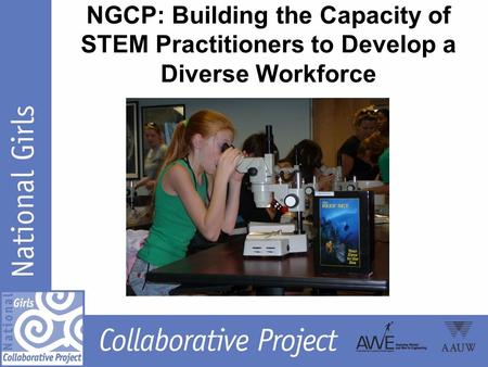 NGCP: Building the Capacity of STEM Practitioners to Develop a Diverse Workforce.