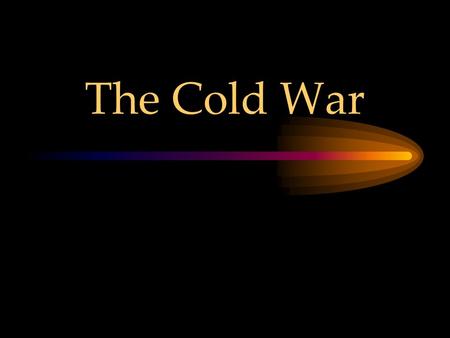 The Cold War. Beginning of the Cold War (1945-1948) The Yalta Conference and Soviet control of Eastern Europe.