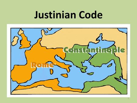 Justinian Code 1. Justinian Looks to the Past In 527 A.D. Justinian I began to plan ways to make the Byzantine Empire as great as the Roman Empire had.
