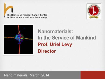 Nanomaterials: In the Service of Mankind