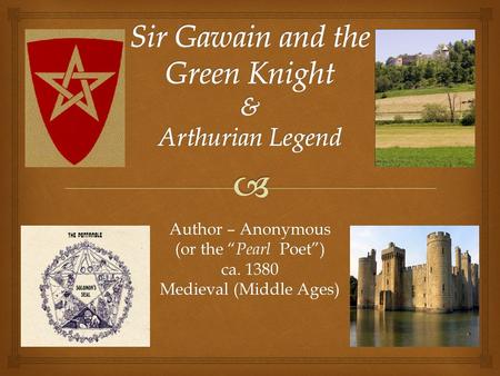 An analysis of the main themes in sir gawain and the green knight