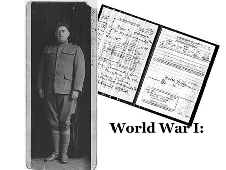 World War I:. Vocabulary ConscriptionMilitary draft PropagandaThe spread of ideas used to influence public opinion for or against a cause “Total war”entire.