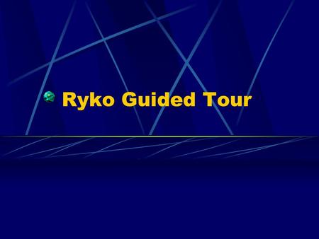 Ryko Guided Tour. The Early Days In 1973, Larry Klein and Jim Nelson began a quest to build superior car wash products in their small, two stall garage.