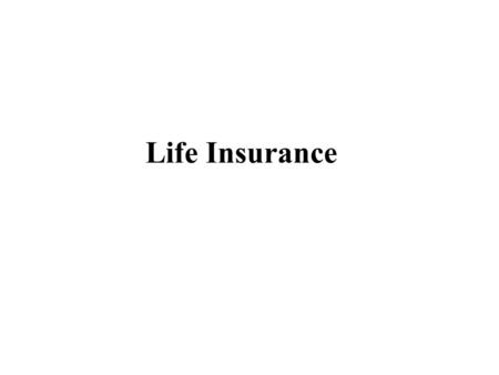 Life Insurance. Insurance is an important component of both financial and estate planning. Care must be taken to ensure that insurance products achieve.