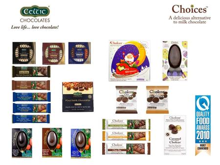 The Story so far 1990 company founded 1992 ‘diabetic’ chocolate bars 1993 dairy free dark chocolate bars 1994- No Added Sugar replaces ‘diabetic’ 2003.