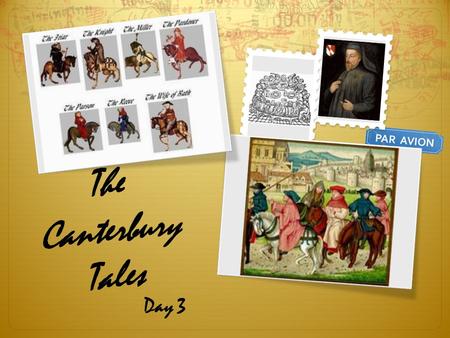The Canterbury Tales Day 3.