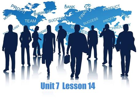 Unit 7 Lesson 14. Pair Work A Role Play B Part 2 Business Speaking.