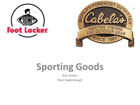 Sporting Goods Ron Jumper Ryan Aughenbaugh. Foot Locker, Inc.