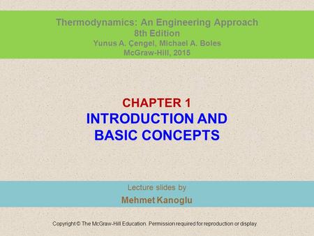 CHAPTER 1 INTRODUCTION AND BASIC CONCEPTS