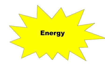 Energy. Energy is the ability to do work – Work is a transfer of energy Energy is measured in joules (J) – 1 joule = work done to move an object 1 meter.
