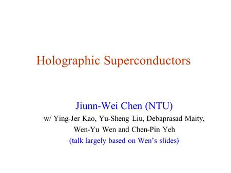 Holographic Superconductors