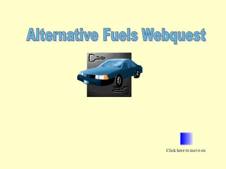 Alternative Fuels Webquest