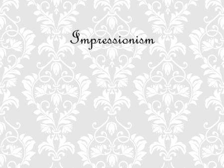 Impressionism. Impressionism is a 19th-century art movement that originated with a group of Paris-based artists. Their independent exhibitions was a turning.