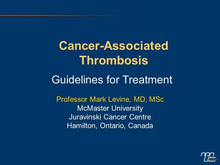 Cancer-Associated Thrombosis