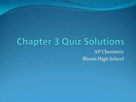 AP Chemistry Bloom High School. 1. A sample of C 3 H 8 O that contains 200 molecules contains _____ C atoms. (200 molecules)(3 atoms/molecule)= 600 C.