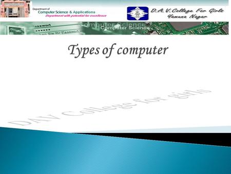 Types of computer.