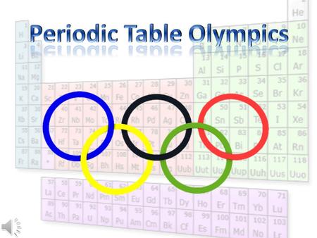 I. Elements to Symbols In this event, your team must use your knowledge of the periodic table to turn element names into the correct element symbol.