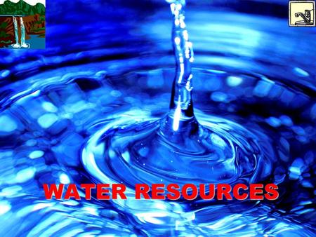 WATER RESOURCES. Little Water Available Most water is oceans/saltwater - ~97% ~3% freshwater Only 0.024% usable Liquid, accessible groundwater, surface.