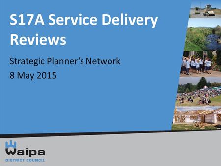 S17A Service Delivery Reviews