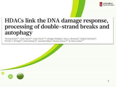 1. Introduction 1. DNA damage checkpoint response includes ATR & ATM + ATR (ataxia telangiectasia and Rad3-related protein) is a serine/threonine-specific.