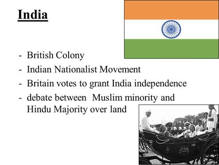 India British Colony Indian Nationalist Movement