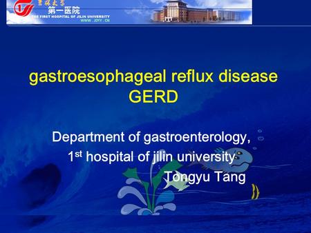 gastroesophageal reflux disease GERD