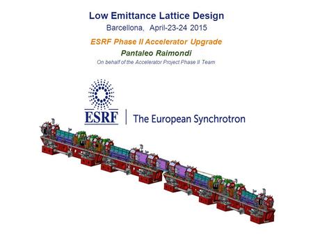 ESRF Phase II Accelerator Upgrade