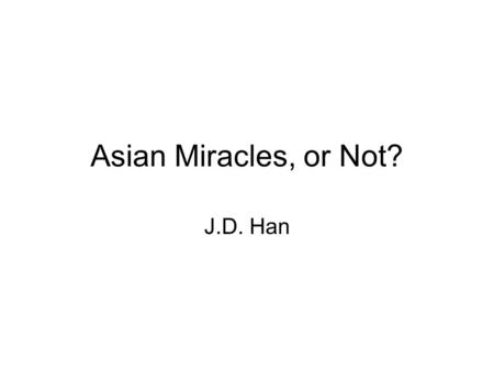 East Asian Miracles 120