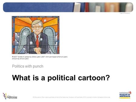 What is a political cartoon?