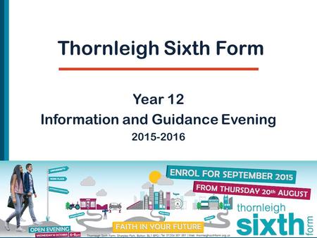 Information and Guidance Evening