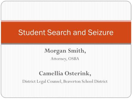 Student Search and Seizure