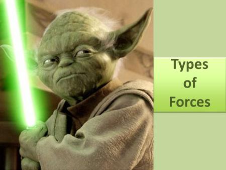 Types of Forces. What is a force? A push or a pull.