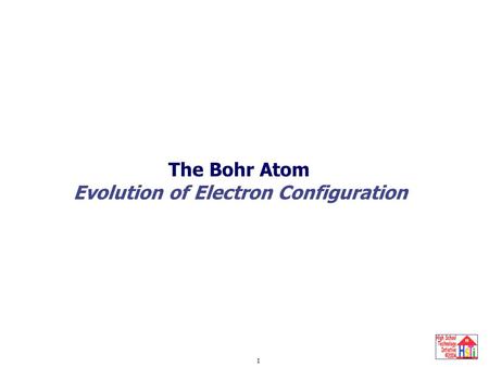 Evolution of Electron Configuration
