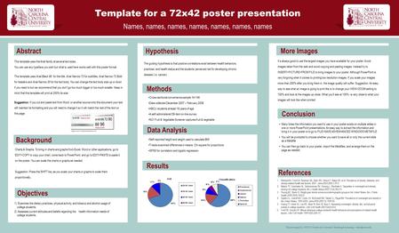 Template for a 72x42 poster presentation